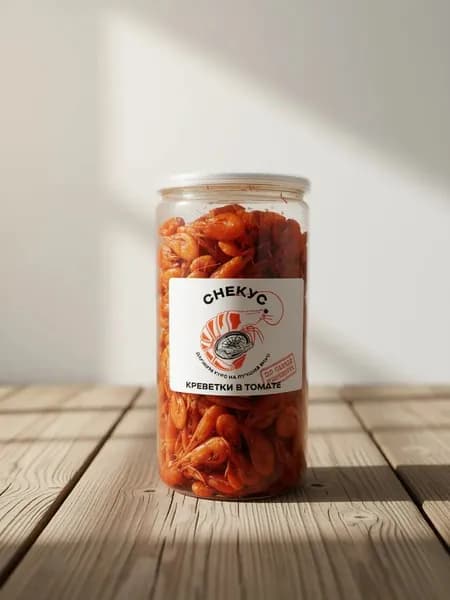 Креветки сушеные к пиву в томате 400г