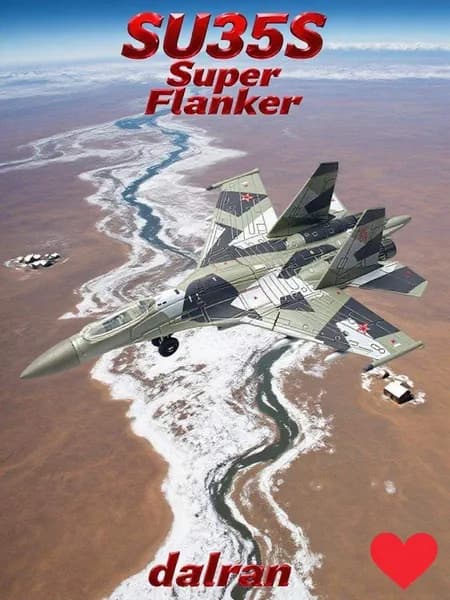 Модель самолета сборная Су-35 (Су-27/Су-30) 1:100 без клея военная техника, подарок ребенку,хобби Dalaran