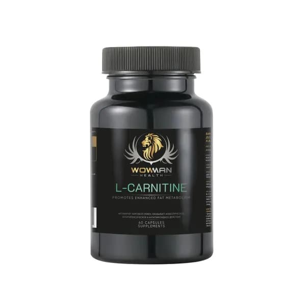 L-карнитин для похудения. Капсулы L-carnitine для коррекции веса, контроля аппетита и повышения выносливости. Жиросжигатель для снижения объема жировой ткани, бодрости и энергии