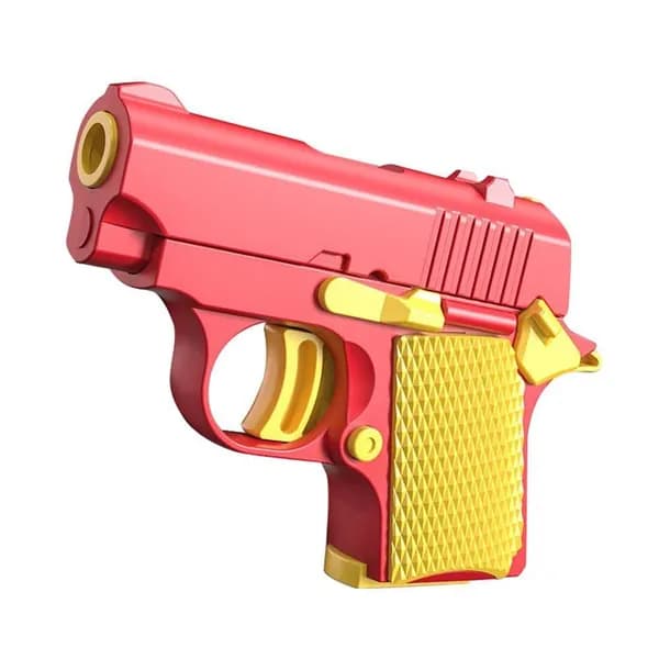Пистолет-игрушка Fidget 1911 Model, 3D-печатная сенсорная игрушка для снятия стресса для взрослых и детей с тревожностью и СДВГ, миниатюрный гравитационный пистолет