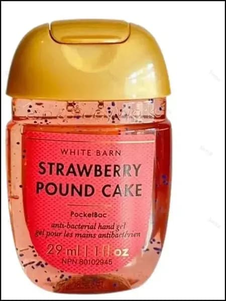 Мини-антисептик для рук США Bath & Body Works, антибактериальный гель, 29 мл, насыщенный аромат клубничного торта