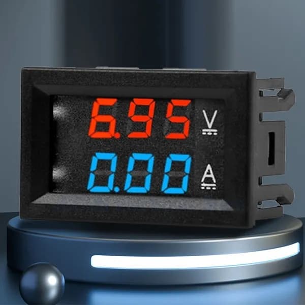 Цифровой вольтамперметр постоянного тока с двойным LED-дисплеем, 0 100 В / 0 10 А