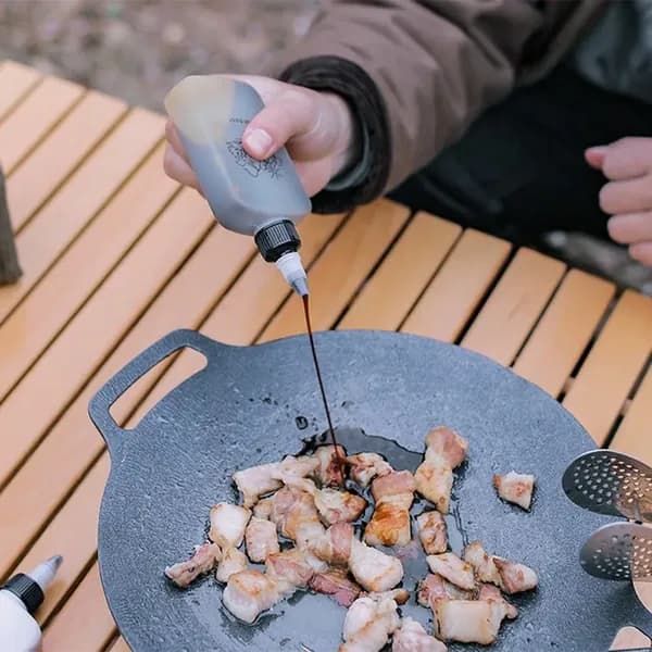 OZ-BABA Бутылка для хранения масла на открытом воздухе, для кемпинга, готовки, герметичная, герметичная бутылка для приправ