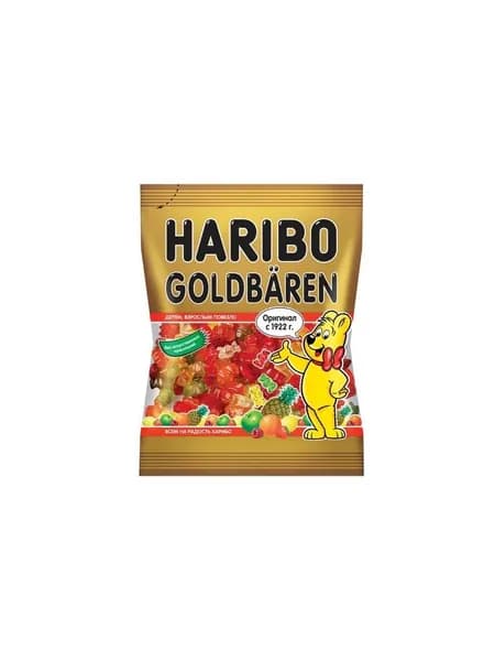 Мармелад жевательный Haribo Goldbaren Харибо Золотые Мишки, 100 г