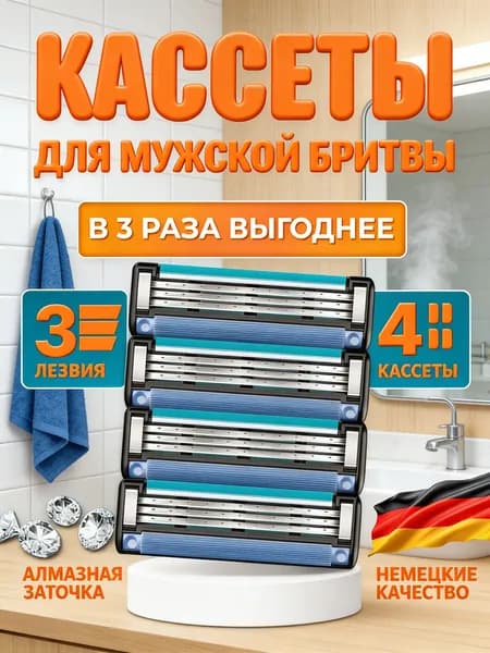 Сменные кассеты для бритвы