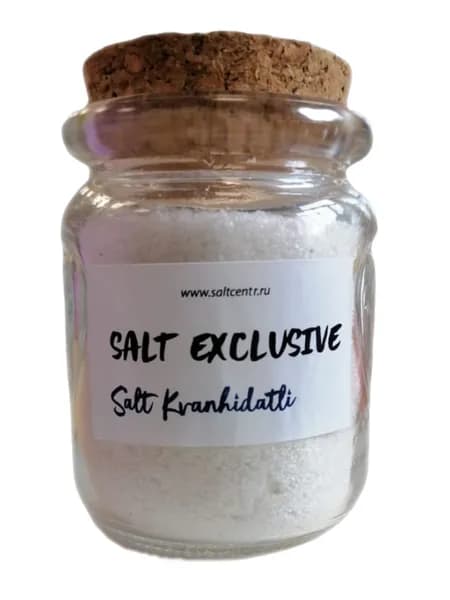 Saltcentr, Соль пищевая кванхидатлинская Дагестан, 30 гр. (стеклянная баночка)