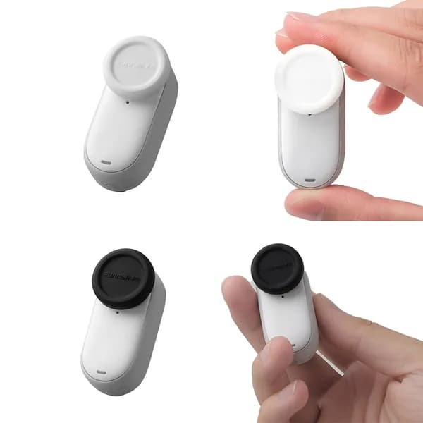 Силиконовые крышки для объектива Insta360 GO 3S, 2 шт., защита от пыли и царапин
