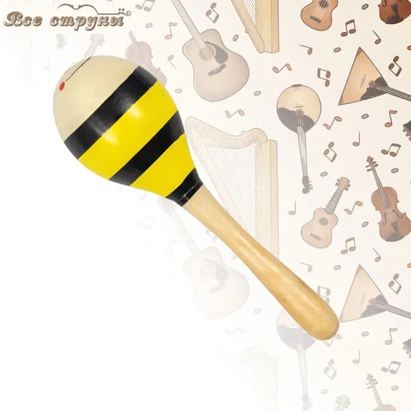 Маракасы деревянные BEE DF203
