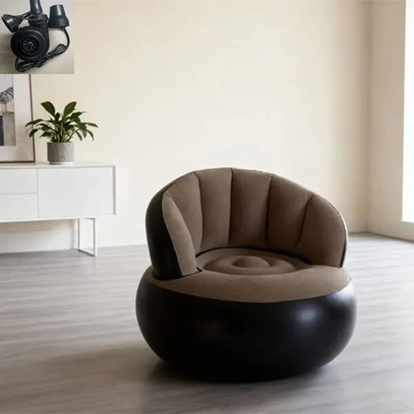 Кушетка, механизм Еврософа, 80х80х67 см,черный