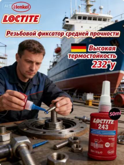 Фиксатор резьбы, 50 мл, 3 шт.