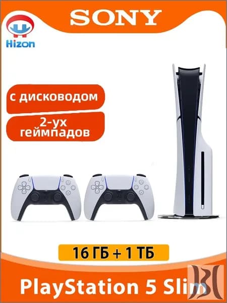 Игровая приставка Sony PlayStation 5 PS5 Slim (c дисководом) 2-уx геймпадов Глобальная версия Русский язык