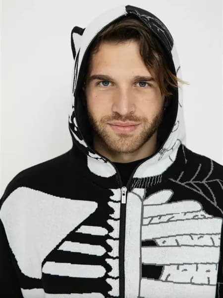 Ripndip Худи Skelly Anatomy Full Zip Hoodie