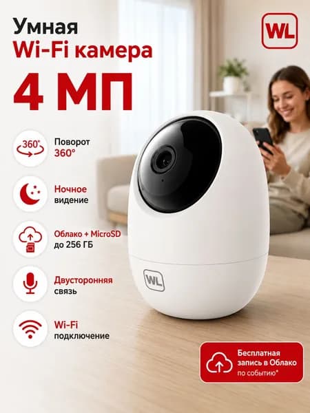 Видеокамера WL-K402 Wi-Fi 4Мп (3,6мм) Матрешка