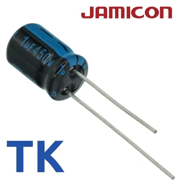 1мкФ 450В / TK / 8x11 / 105 С / конденсатор электролитический (5шт)