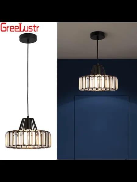 GreeLustr Люстра подвесная, E27 черный