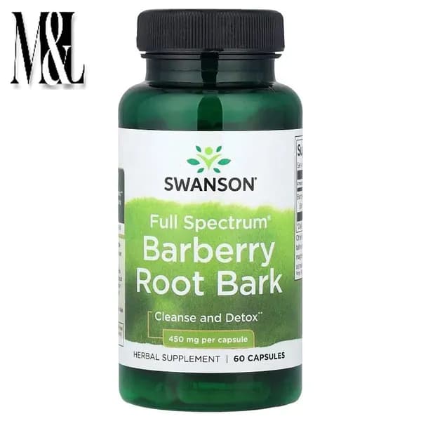 Swanson Barberry Root Bark Кора корня барбариса 450 мг 60 капсул.