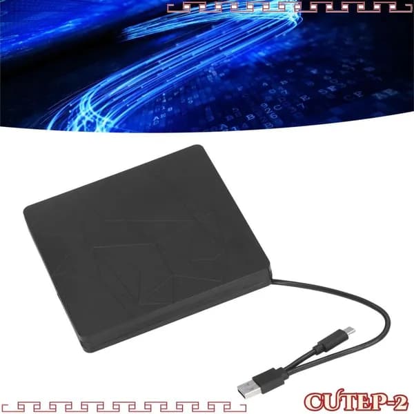 USB 3.0 внешний DVD-привод, легкий, для установки и восстановления