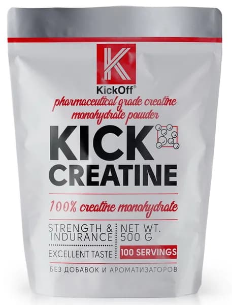 Креатин Kick Creatine вес 500 граммов.