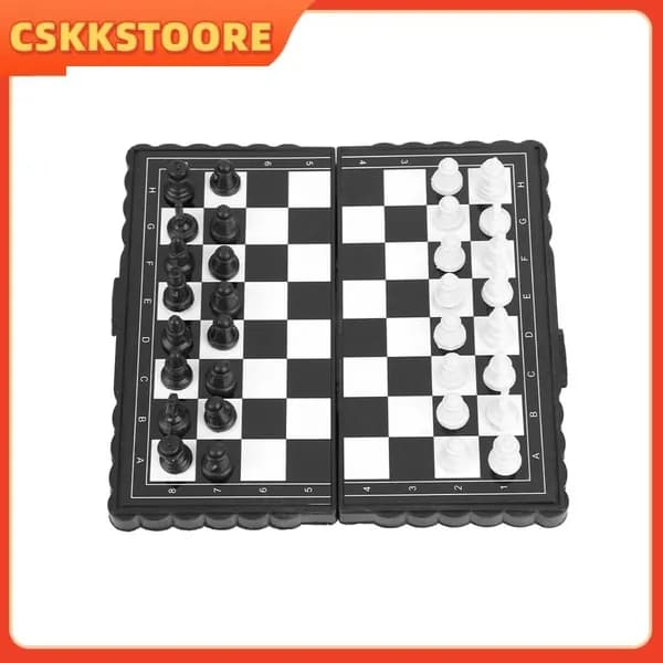 Магнитная складная шахматная доска для семьи