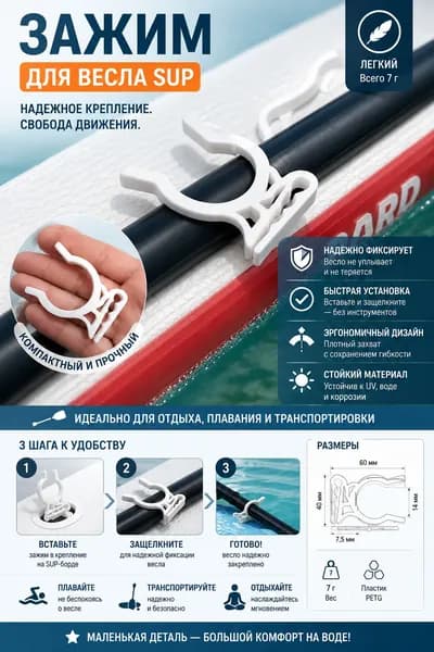 Аксессуары, запчасти для SUP-доски