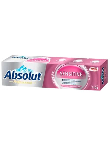 Зубная паста ABSOLUT (АБСОЛЮТ) Professional accent sensitive антибактериальная 110г