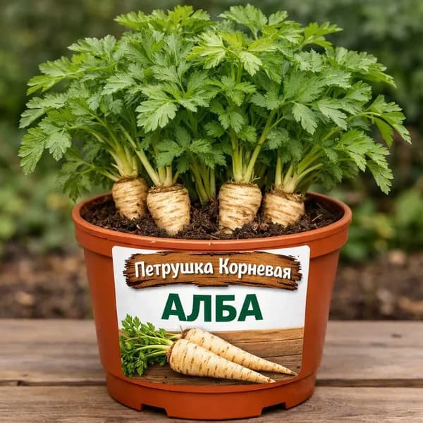 Петрушка Корневая Алба, семена, 8г