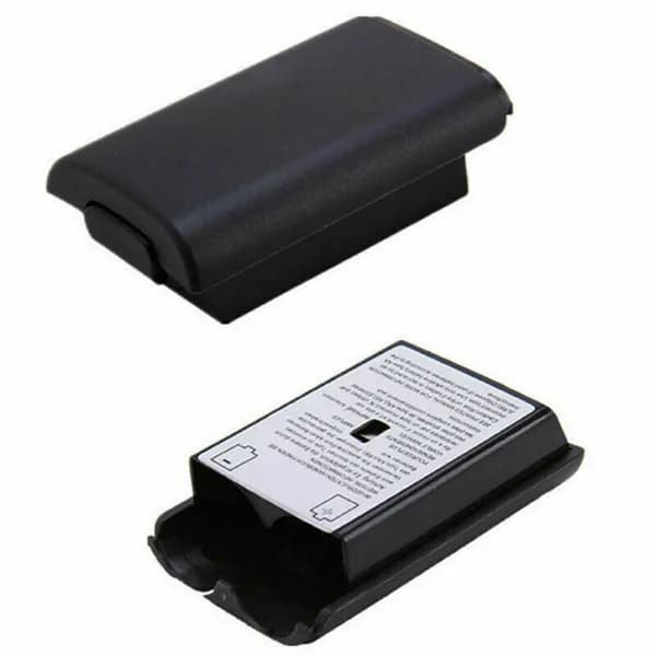 Крышка батарейного отсека геймпада Xbox 360 (черная)