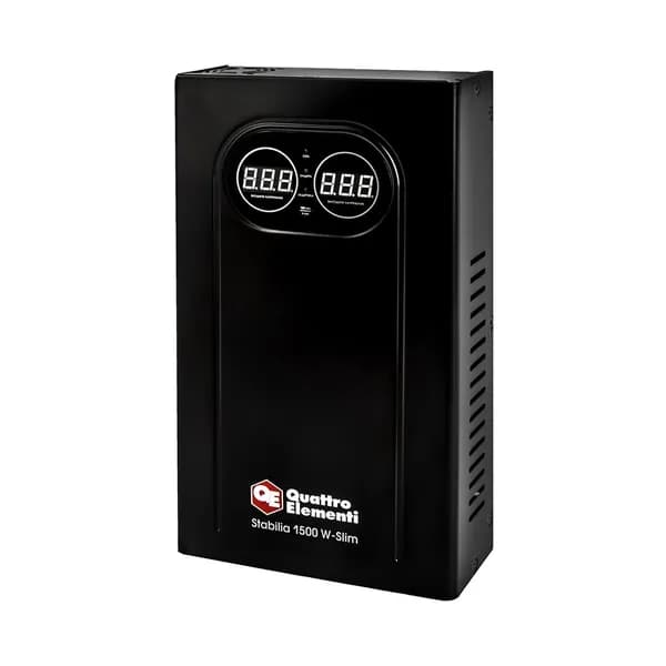 Стабилизатор напряжения QUATTRO ELEMENTI Stabilia 1500 W-Slim 1500 ВА 140-270 В настенный 917-780 шт