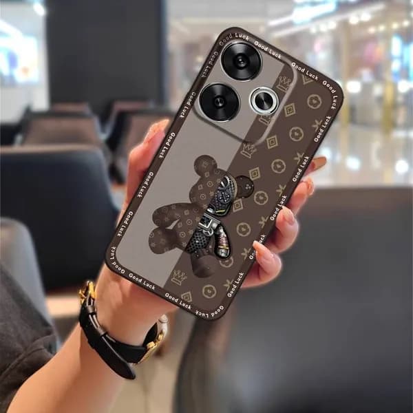 Чехол Lulumi для Redmi Turbo3/Xiaomi Poco F6 5G, задняя крышка, полностью покрывающая телефон, ударопрочный, водонепроницаемый, милый
