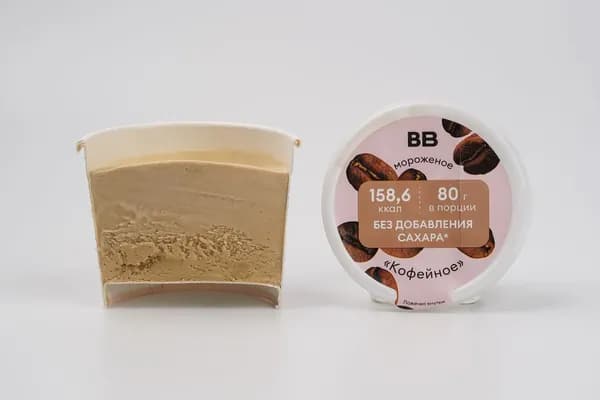 Мороженое "Кофейное" без доб. сахара, 80 г