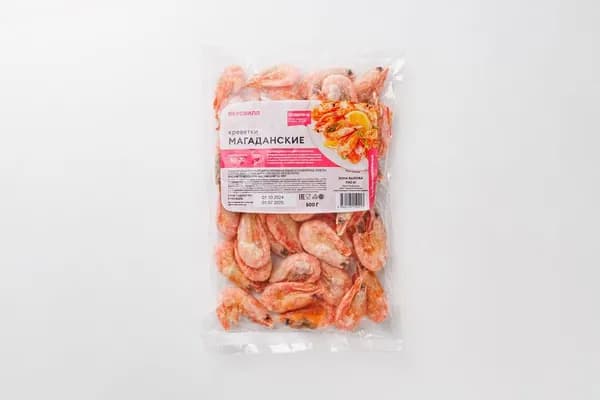 Креветки магаданские в/м 50/70, 500 г