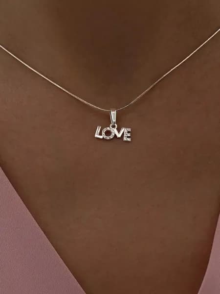 Подвеска серебряная 925 с фианитами кулон на шею