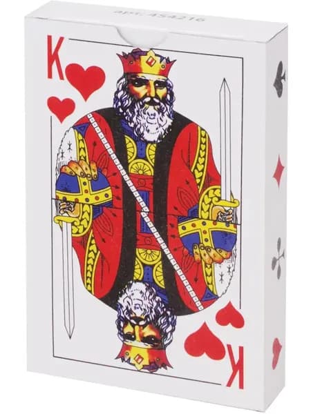 Карты игральные, 54 карты, с пластиковым покрытием, 454216