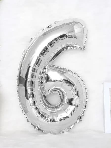 16inch маленьких воздушных шаров из алюминиевой пленки с арабскими цифрами 0-9