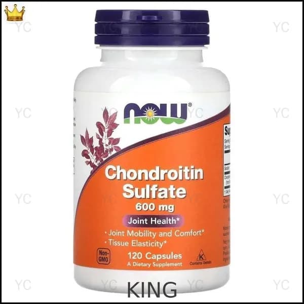 Foods, Chondroitin Sulfate, 600 мг, 120 капсул KING