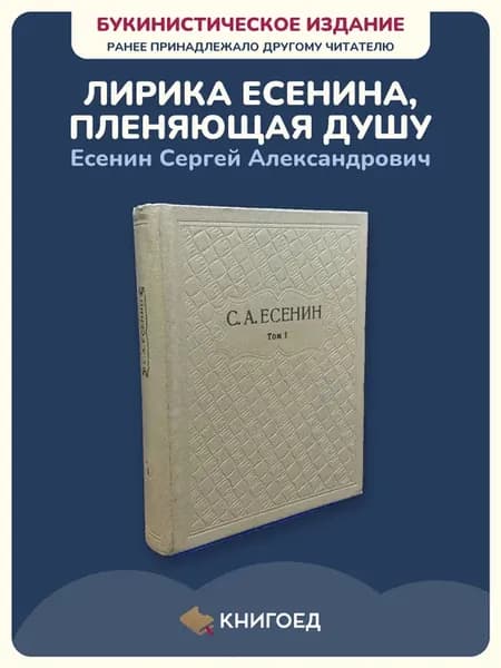 Есенин стихи собрание сочинений том 1 поэзия лирика сборник