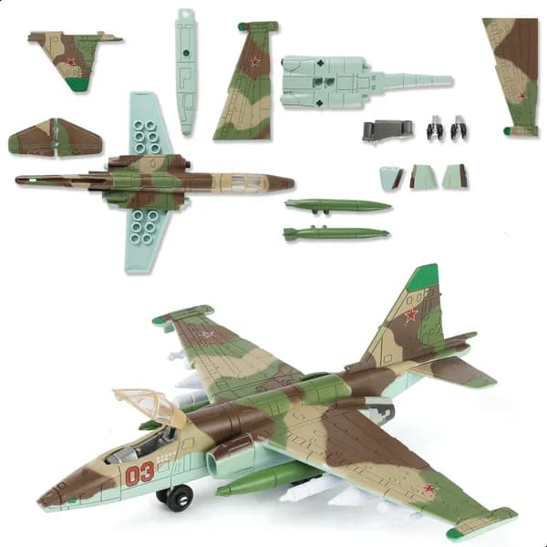 Сборная модель штурмовика Су-25 Грач, SEBUNAS, 1:72, высокая детализация