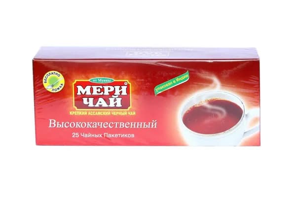 MERI CHAI Чай Чёрный Ассам 25 пакетов