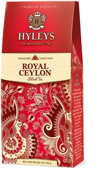 Чай HYLEYS Роял Цейлон 100г черный цейлонский крупнолистовой