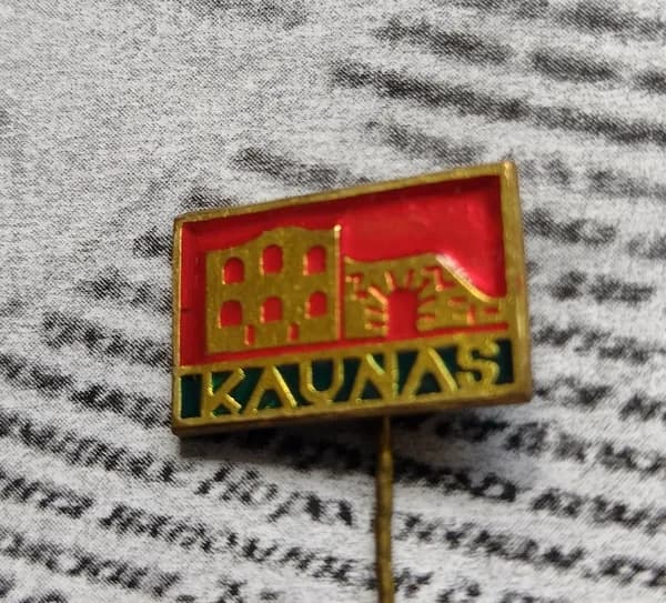 Значок советского периода Kaunas