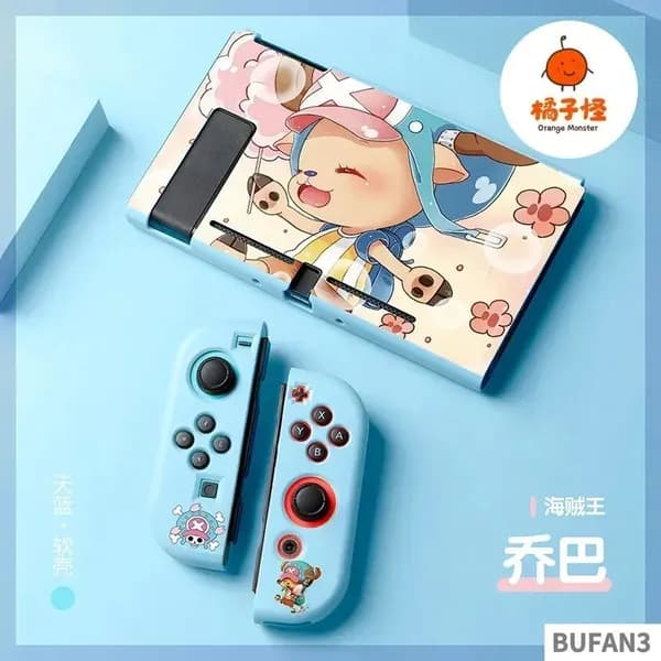 Мягкий защитный чехол TPU Ван-Пис, Луффи Зоро, для консоли Nintendo Switch OLED и Joy-Con, подарок