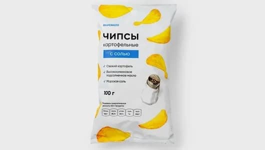 Чипсы картофельные с солью 100 г
