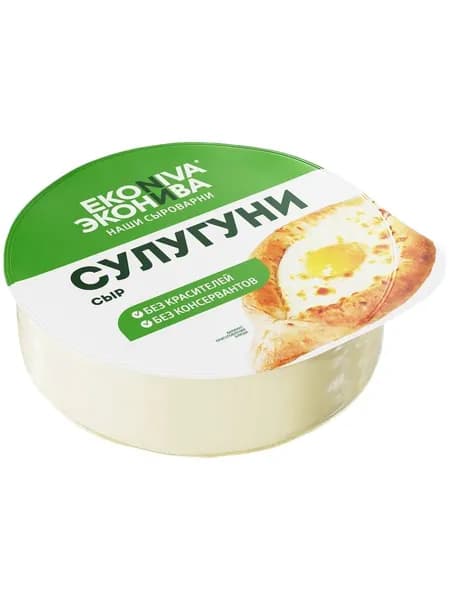 Эконива Сыр Сулугуни 45%, 200г-300г
