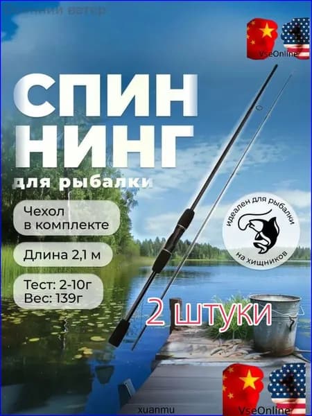 Спиннинг, рабочая длина:  21 см , до 25 гр