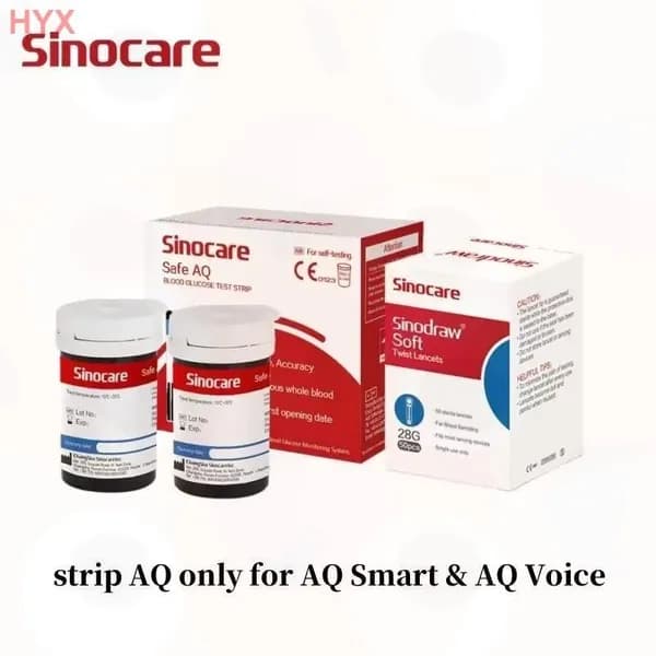 Тест - полоски для измерения уровня глюкозы Sinocare 50 шт