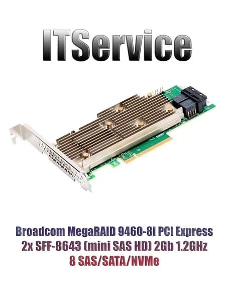 Контроллер Broadcom MegaRAID 9460-8i PCI Express