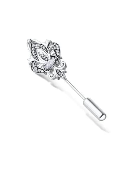 Брошь VALTERA серебро 925 серебряная с камнями