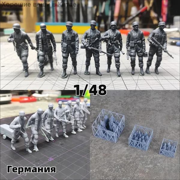 Cor 1/48 сборная модель солдат
