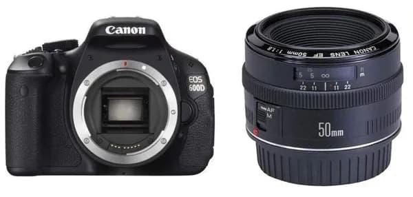 Фотоаппарат canon 600D KIT 50MM 1.8 II