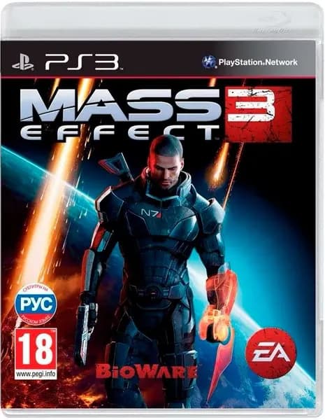 Игра Mass Effect 3 (русские субтитры) для PS3